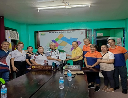 Missio Amare Migranti received its 1st Barangay Accreditation